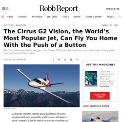 The Cirrus G2 Vision Is the World’s Most Popular Jet for a Second Year