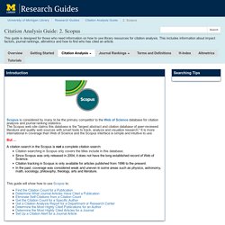 2. Scopus - Citation Analysis Guide - Research Guides at University of Michigan Library