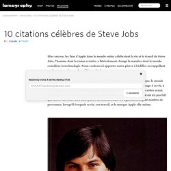 10 citations célèbres de Steve Jobs · Lomography