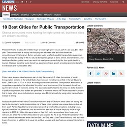 10 Best Cities for Public Transportation