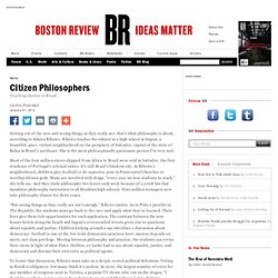 Carlos Fraenkel: Citizen Philosophers