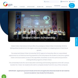 Global Citizen Scholarship - GIIS Noida