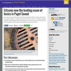 Citizens Now Leading Cause of Toxics in Puget Sound