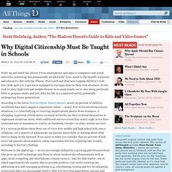 Why Digital Citizenship Must Be Taught in Schools - Scott Steinberg - Voices