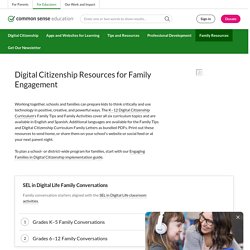 Digital Citizenship Resources for Family Engagement