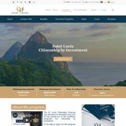 Saint Lucia Citizenship by Investment Program