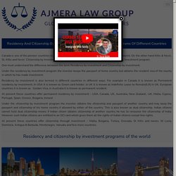 Checkout the Ajmera Law service for citizenship by investment