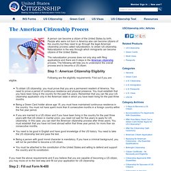 The American Citizenship Process