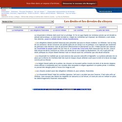 Citoyenneté à Athènes : droits et devoirs du citoyen