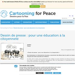 Dessin de presse : pour une éducation à la citoyenneté - Cartooning for Peace