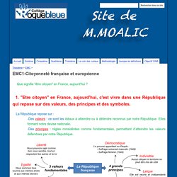 EMC1-Citoyenneté française et européenne - Site de M.Moalic