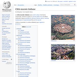 Città murate italiane