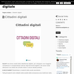 Cittadini digitali – cittadinanza digitale