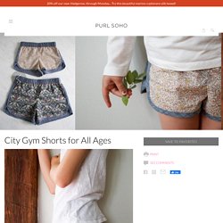 City Gym Shorts for All Ages
