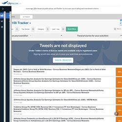 CityFALCON: Real time financial news and tweets for your watchlist