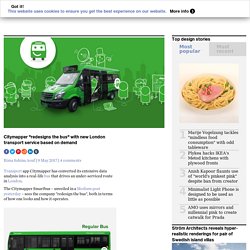 Citymapper "redesigns the bus" with new London transport service based on demand