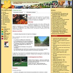 CIVAM du Gard - CIVAM Agriculture Biologique