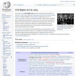Civil Rights Act de 1964
