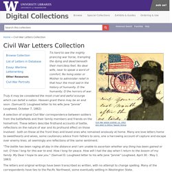 Civil War Letters Collection
