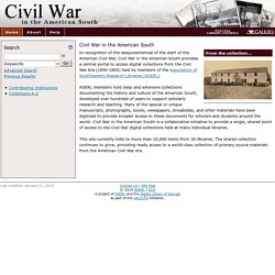 Civil War in the American South