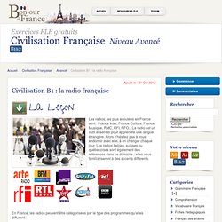 Civilisation B1 : La radio française