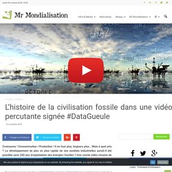 L’histoire de la civilisation fossile dans une vidéo percutante signée #DataGueule