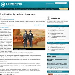 Civilization is defined by others