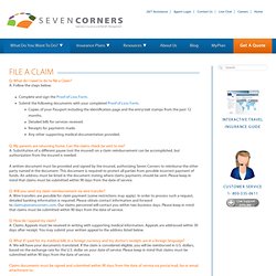 File A Claim with Seven Corners Insurance