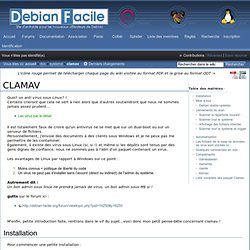 logiciel:clamav [Wiki Debian-facile]