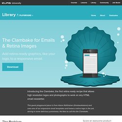 Clambake Add retina-ready graphics 2a responsive email.