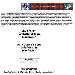 Clan MacTavish Seannachie