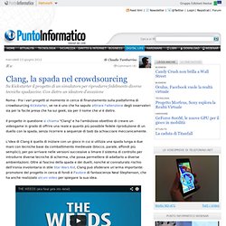 Clang, la spada nel crowdsourcing