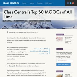 Class Central’s Top 50 MOOCs of All Time