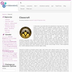 Classcraft - E-laboratorij