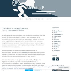 Classdojo: ervaringskaarten – Meester R
