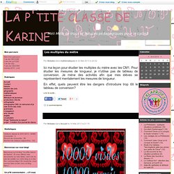 La p'tite classe de Karine - Méli Mélo de trucs et astuces pédagogiques pour le cycle3