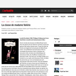 La classe de madame Valérie, blog
