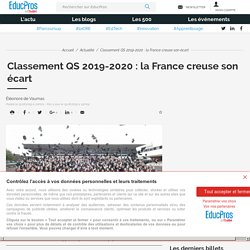 Classement QS 2019-2020 : la France creuse son écart