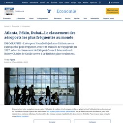 Atlanta, Pékin, Dubaï...Le classement des aéroports les plus fréquentés au monde