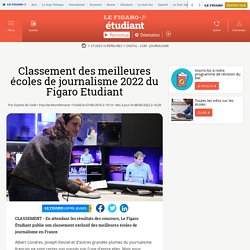 Classement des meilleures écoles de journalisme du Figaro Étudiant