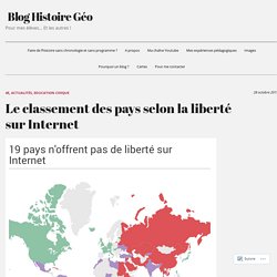 Le classement des pays selon la liberté sur Internet