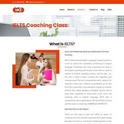 IELTS Classes – Best IELTS Coaching Class - Jalandhar