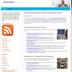 Top 50 Free Open Source Classes on Computer ScienceCUSTOM_TITLE_SEPARATORComtechtor