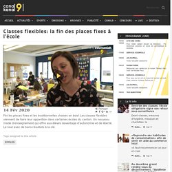 Classes flexibles: la fin des places fixes à l’école / Canal9