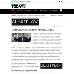 ClassFlow Uncomplicates Your Classroom