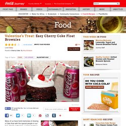 A Classic Cherry Treat: Easy Cherry Coke Float Brownies: The Coca-Cola Company