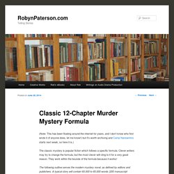 Classic 12-Chapter Murder Mystery Formula