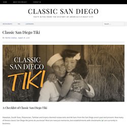 Classic San Diego Tiki - ClassicSanDiego.com