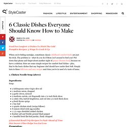 6 Classic Dishes