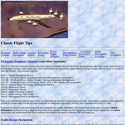 Classic Flight Tips
